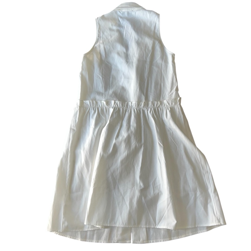 Tuckernuck Oxford White Sleeveless Royal Shirt Dress - Picture 3 of 7